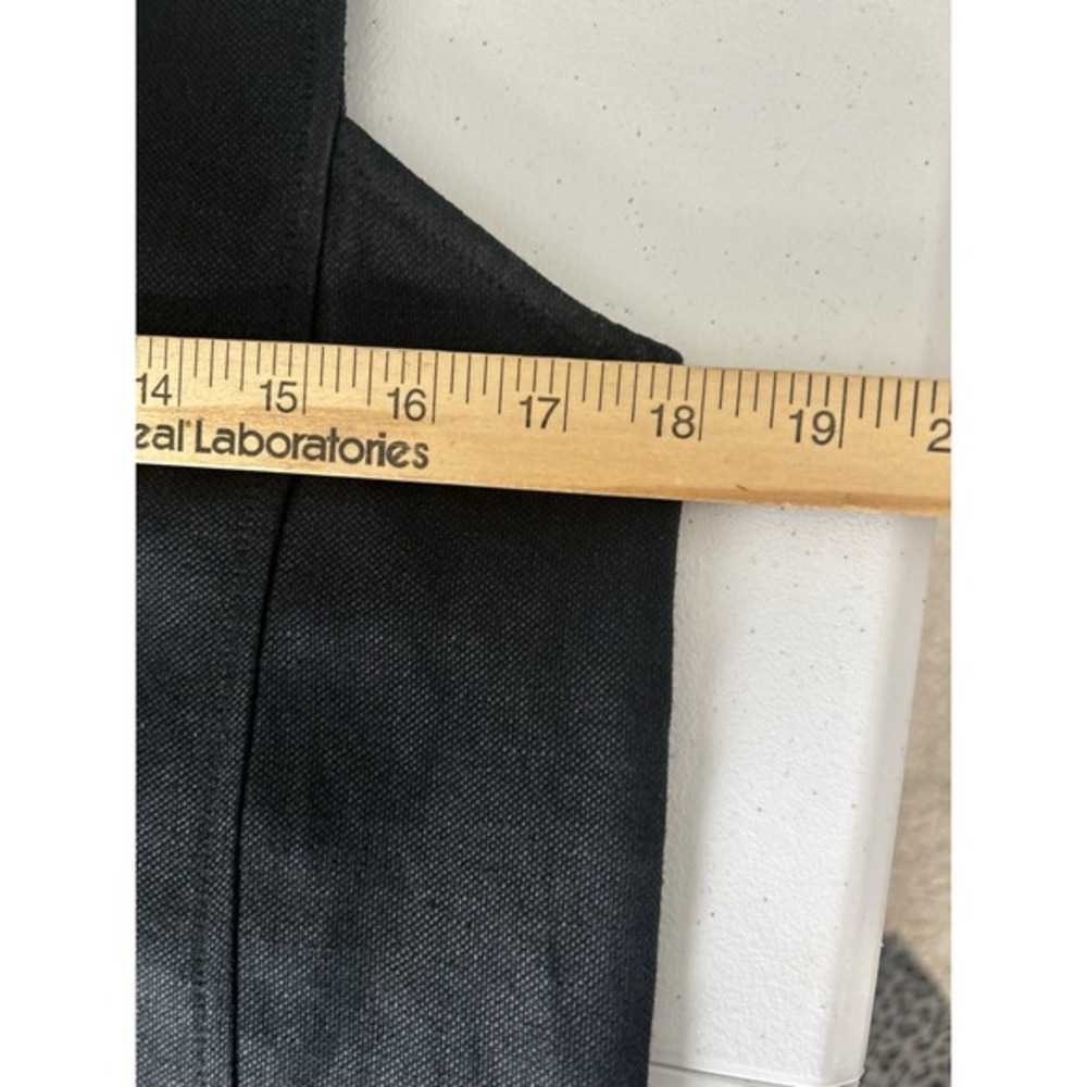 J.‎ McLaughlin Weezie Black Linen Blend Sheath Dress Front Pocket Detail Sz XS - Picture 6 of 10